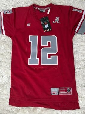 Alabama Crimson Tide #12 Red Football Jersey